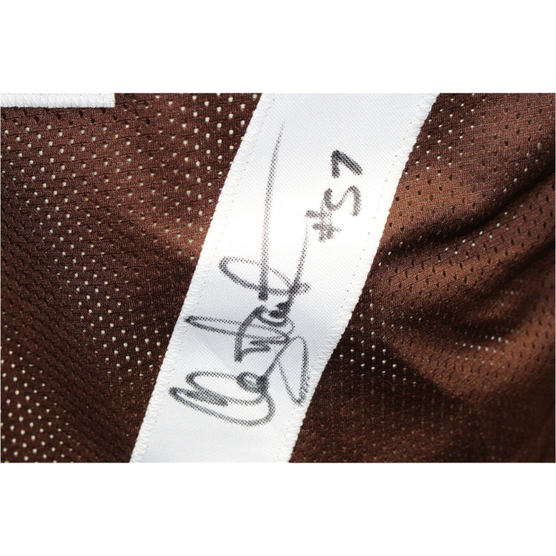 Clay Matthews Sr. Autographed Cleveland Browns Pro Style Jersey