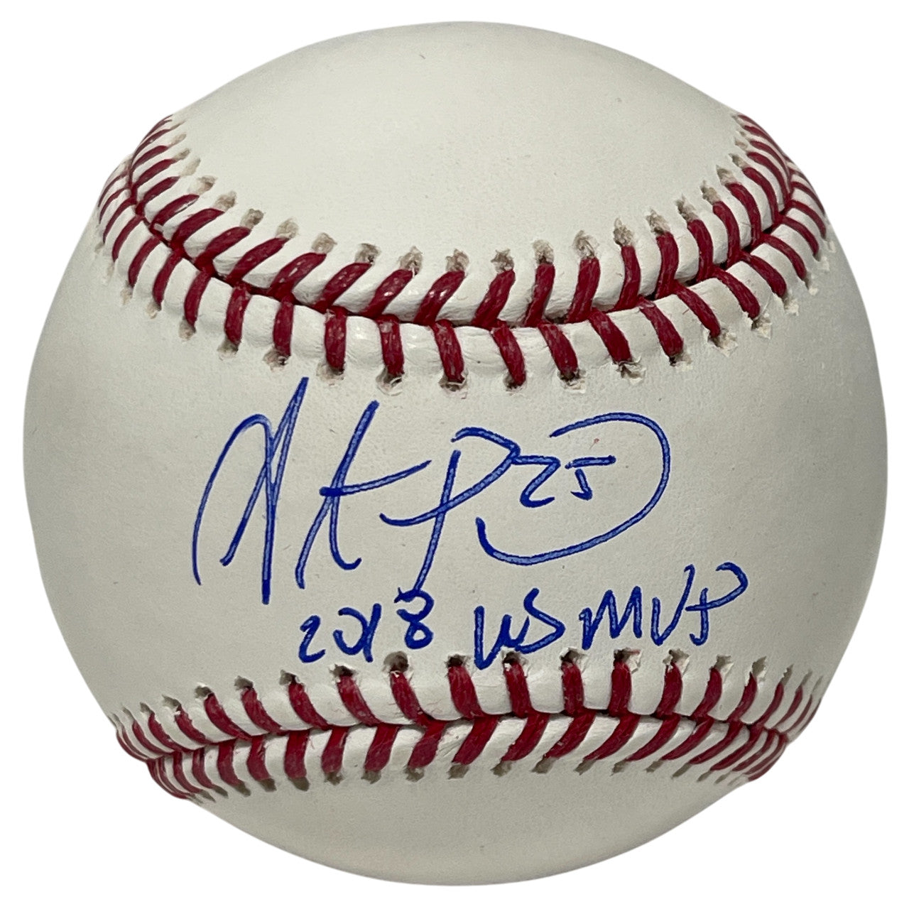 Steve Pearce Signed ROMLB Baseball (2018 World Series MVP Inscription)