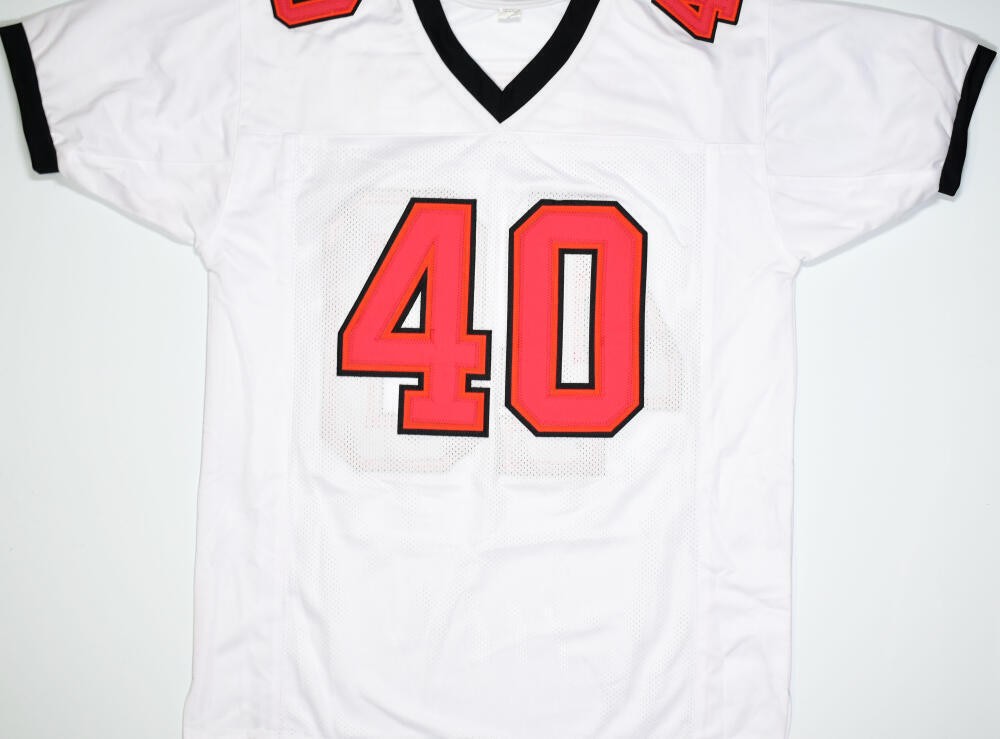 Mike Alstott Signed Tampa Bay Buccaneers Custom White Jersey