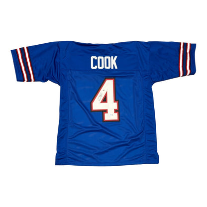 James Cook Signed Buffalo Bills Custom Jersey