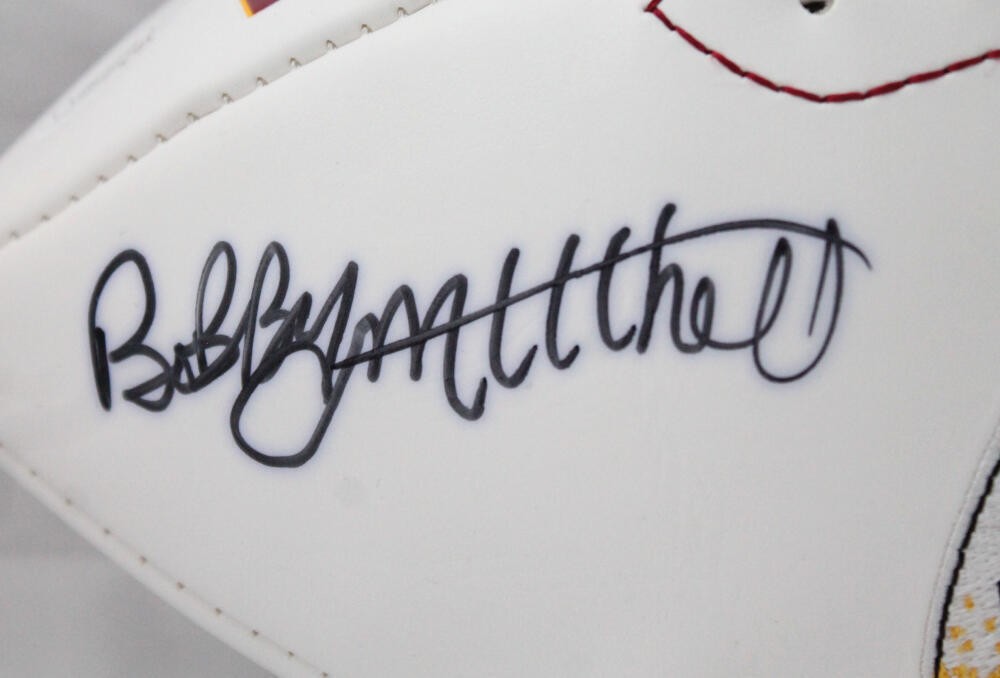 Bobby Mitchell Autographed Washington Redskins Logo Football
