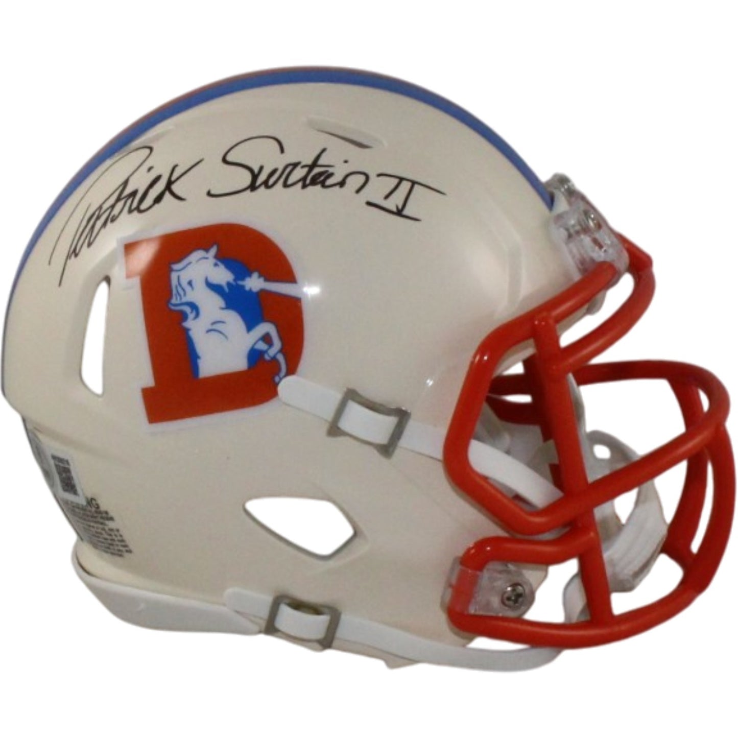 Patrick Surtain Signed Denver Broncos Retro Mini Helmet