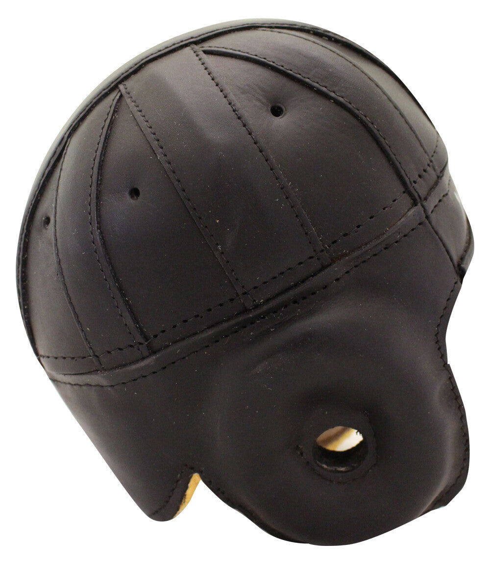 George McAfee & George Connor Signed Bears Full Size Leather Helmet JSA