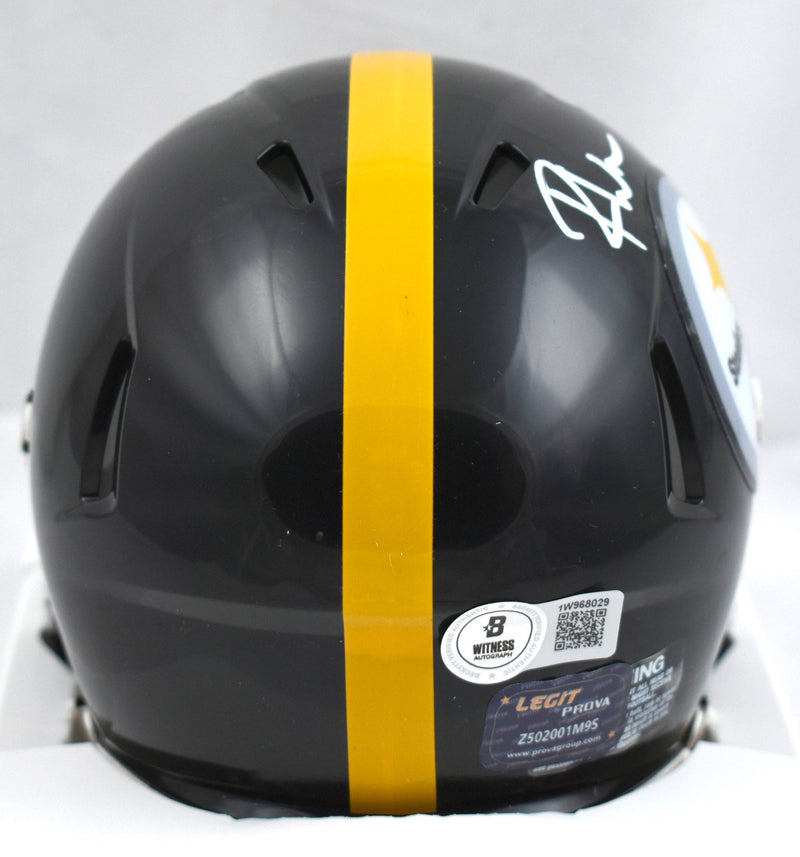 Roman Wilson Autographed Pittsburgh Steelers Speed Mini Helmet