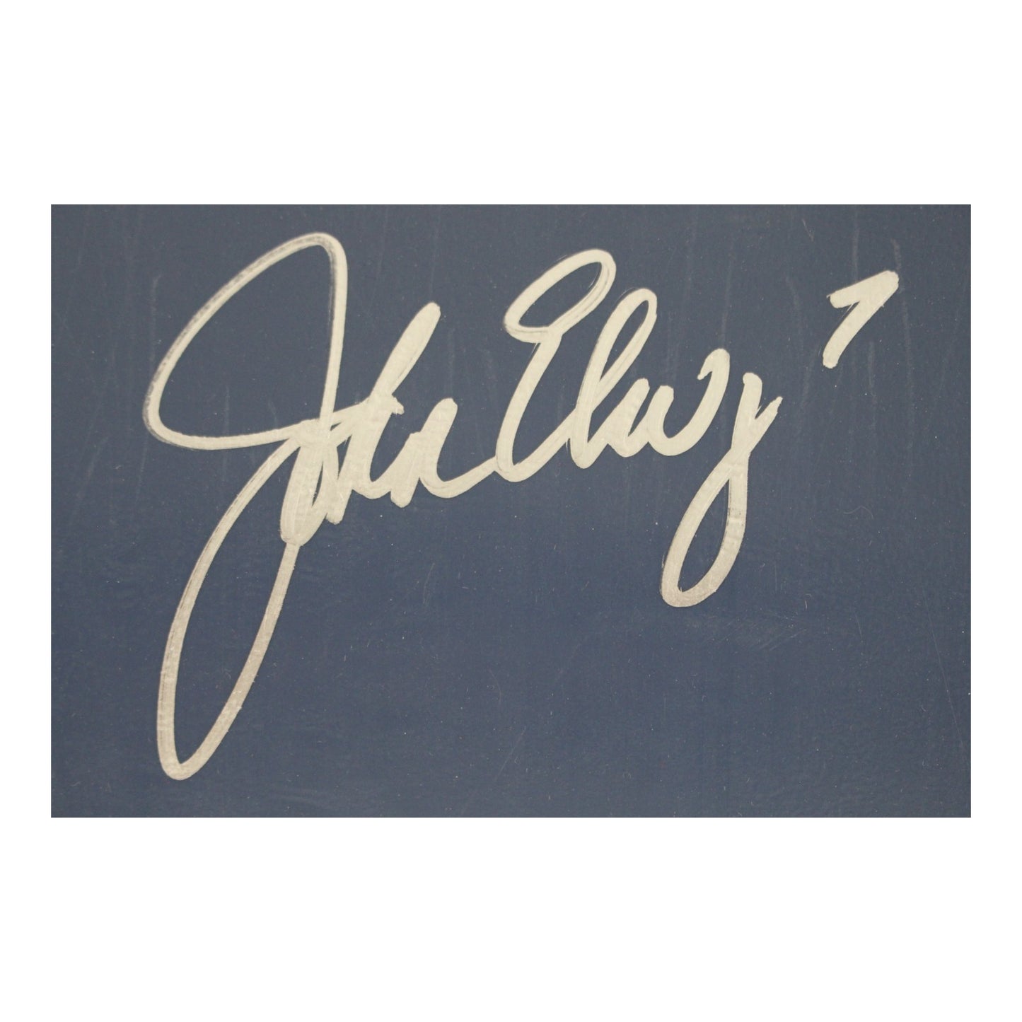 John Elway Denver Broncos Autographed Invesco Field Stadium Seat Back