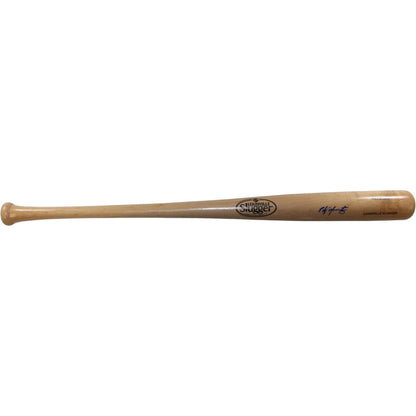 Edgar Martinez Autographed Seattle Mariners Blonde Baseball Bat