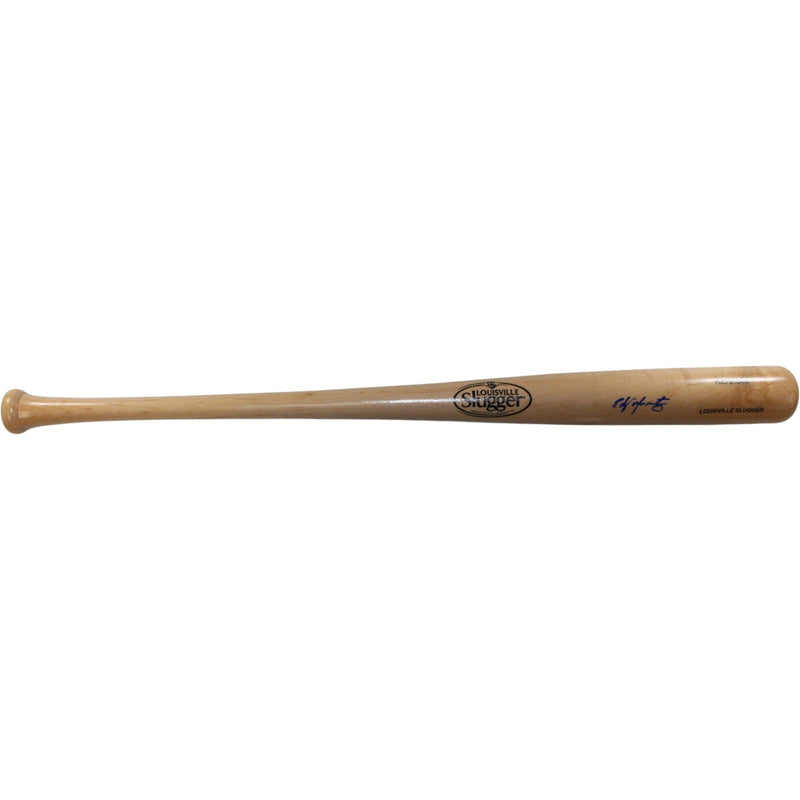 Edgar Martinez Autographed Seattle Mariners Blonde Baseball Bat