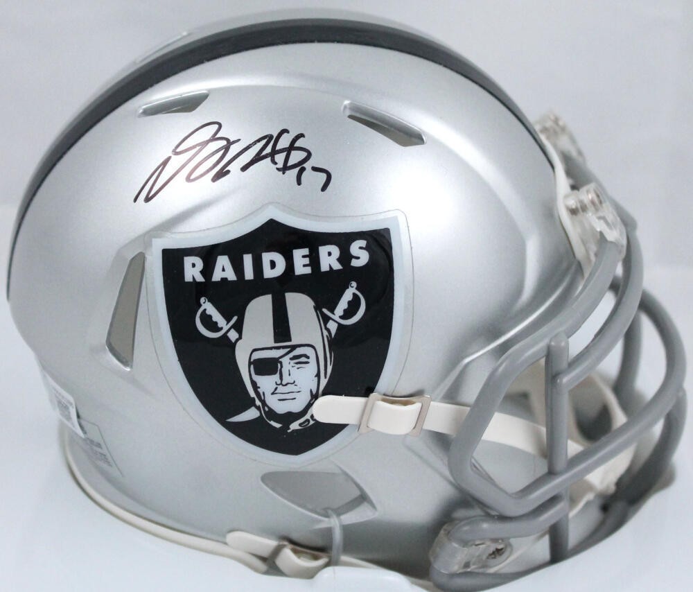 Davante Adams Autographed Las Vegas Raiders Mini Helmet