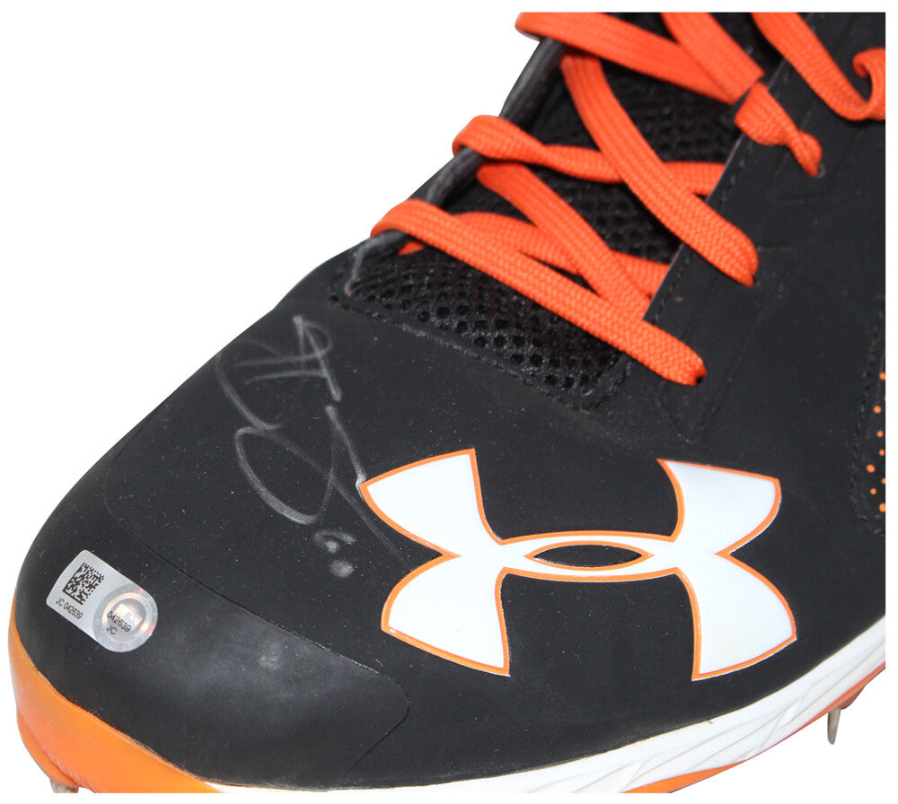 Hunter Strickland Signed San Francisco Giants Under Armour Baseball Cleat
