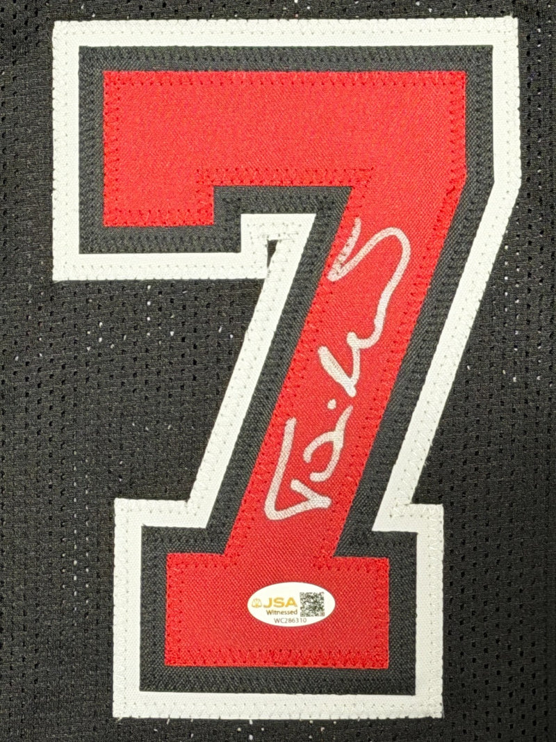 Toni Kukoc Signed Chicago Bulls Custom Jersey (JSA Witness COA)