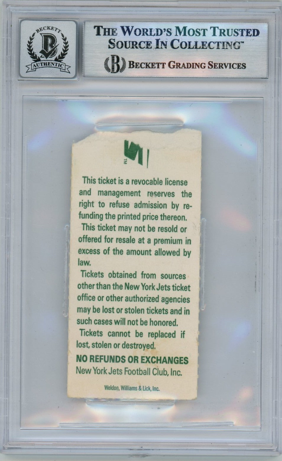 Emmitt Smith Autographed Dallas Cowboys 11/4/90 Ticket BAS "ROY" Inscription