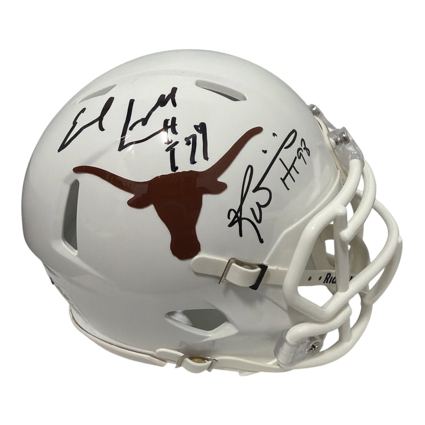 Earl Campbell & Ricky Williams Signed Texas Longhorns Mini Helmet Heisman Insc
