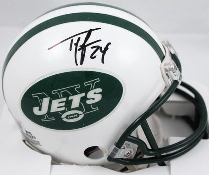 Ty Law Autographed New York Jets Black Mini Helmet
