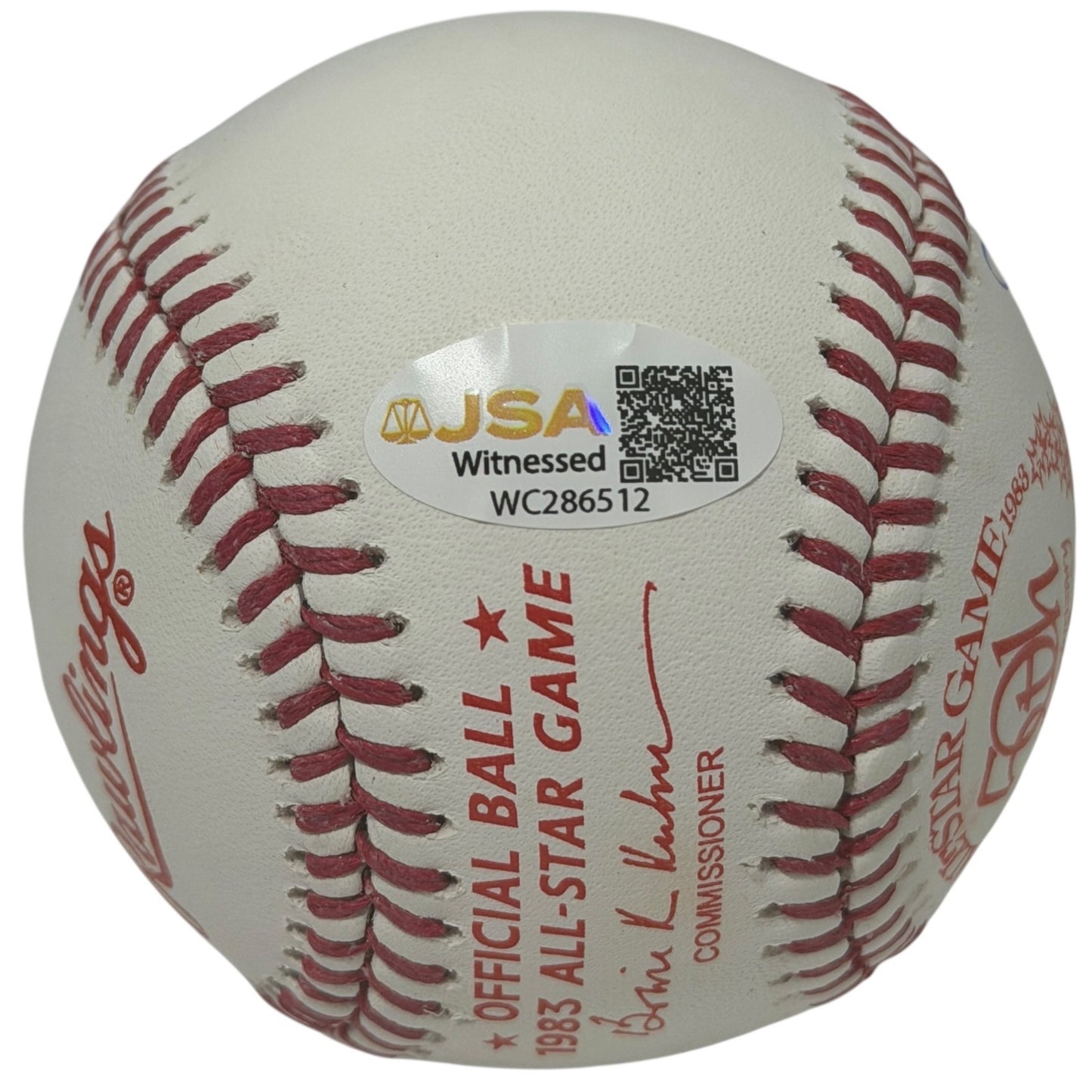Lee Smith Signed 50th All-Star Game Baseball (JSA Witnessed)