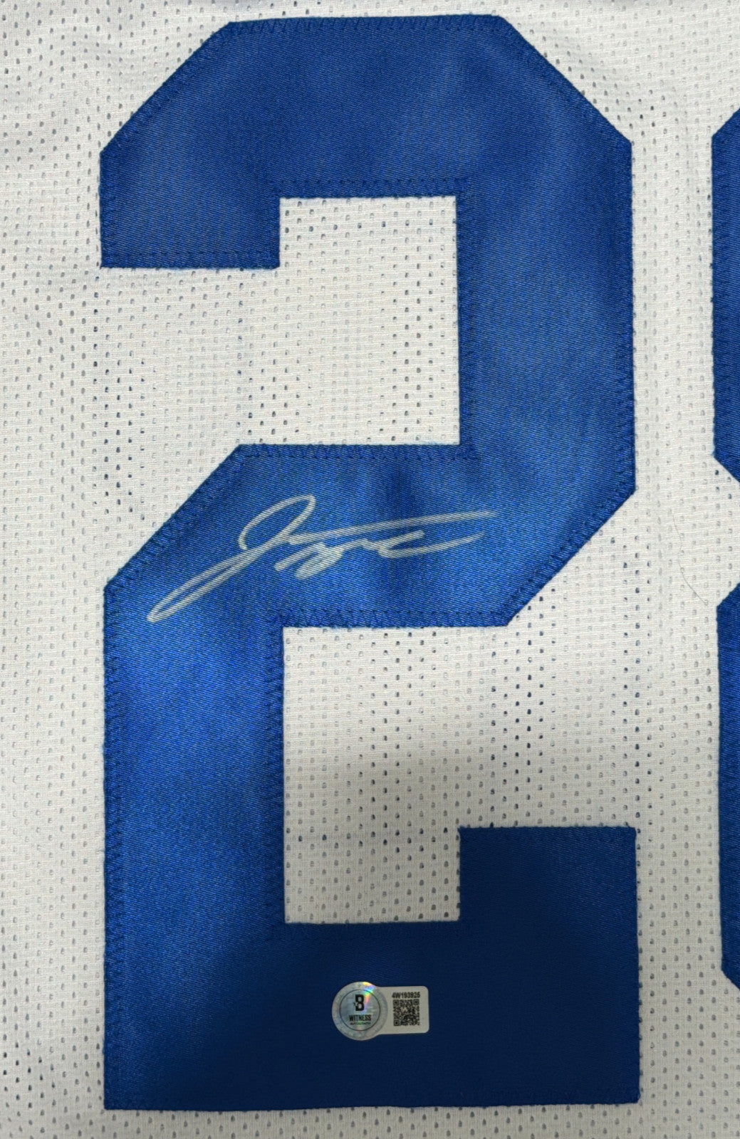 Jonathan Taylor Signed Indianapolis Colts Custom Jersey