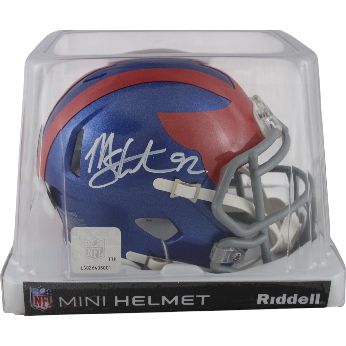 Michael Strahan Signed New York Giants 2024 Alternate Mini Helmet