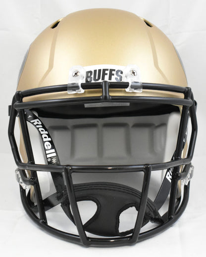Travis Hunter Signed Colorado Buffaloes Full Size Speed Helmet