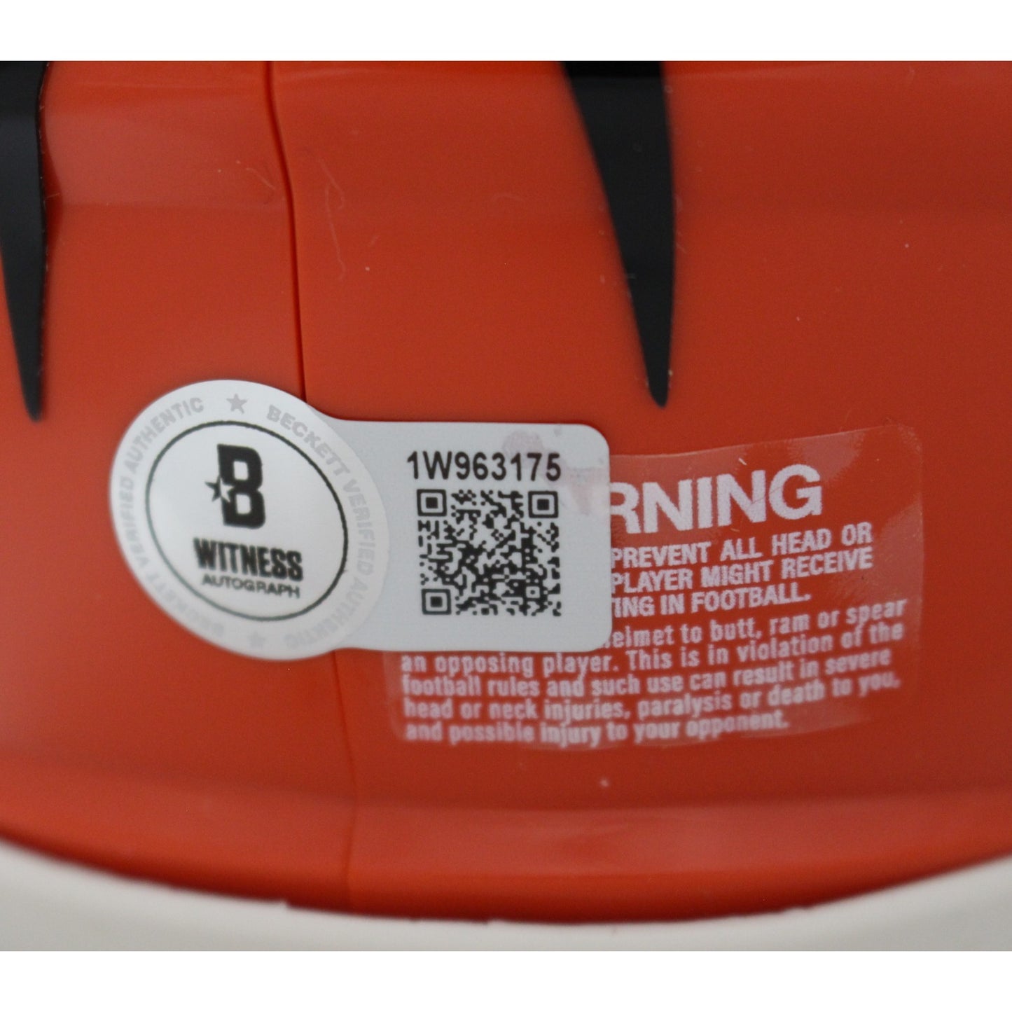 Tee Higgins Cincinnati Bengals Autographed Speed Mini Helmet