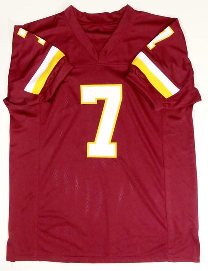 Dwayne Haskins Autographed Maroon Custom Jersey