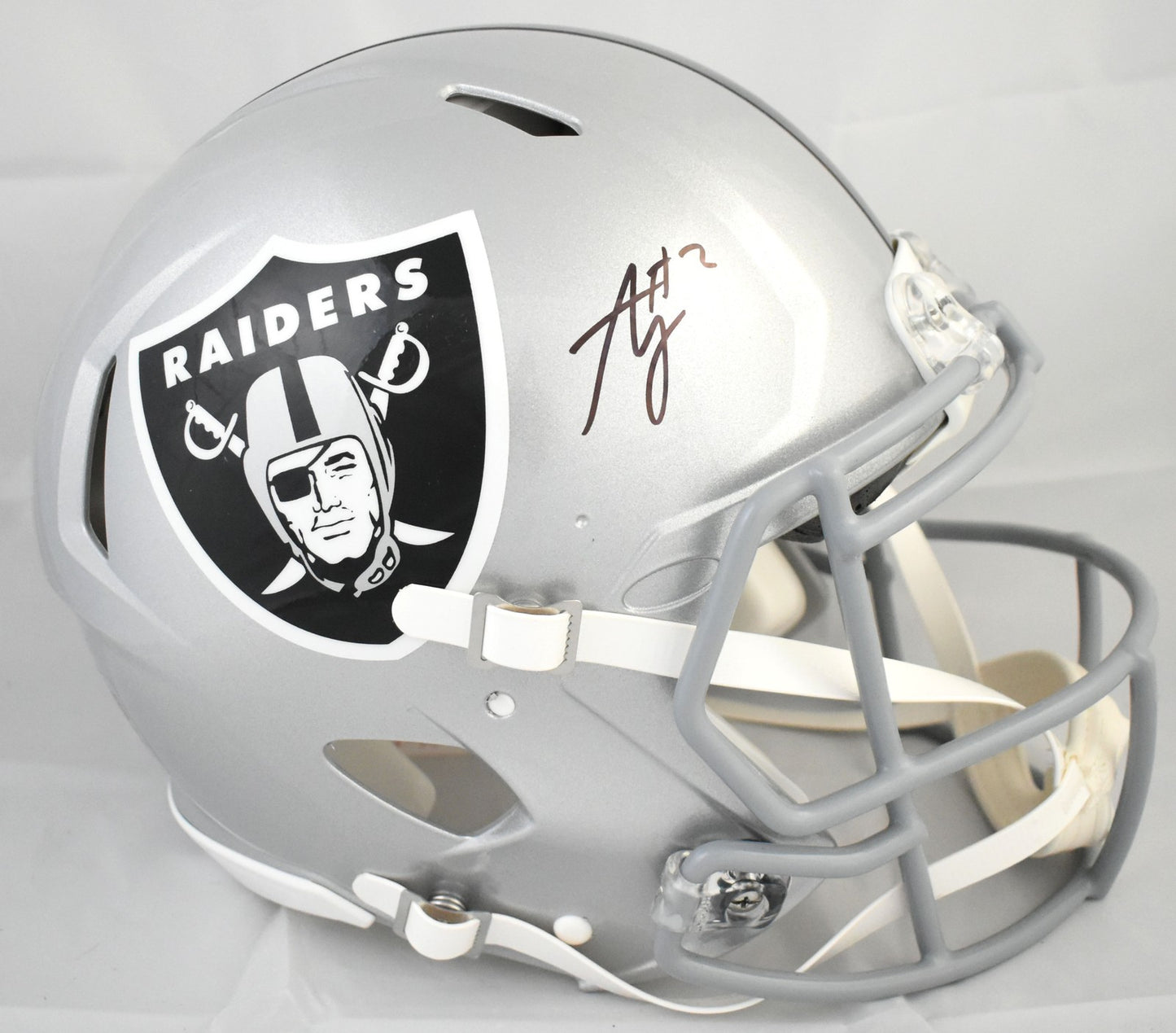 Ashton Jeanty Signed Las Vegas Raiders Full Size Speed Authentic Helmet