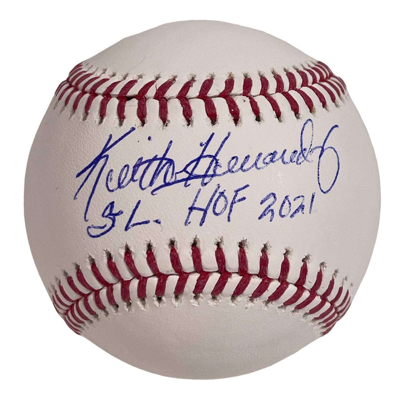 Keith Hernandez Signed STL HOF 21 Rawlings MLB Baseball (JSA)