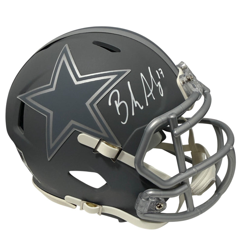 Brandon Aubrey Dallas Cowboys Signed Slate Mini Helmet (Beckett COA)