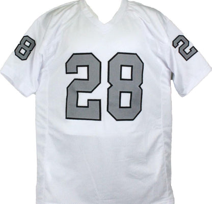 Josh Jacobs Signed Las Vegas Raiders White Color Rush Custom Jersey