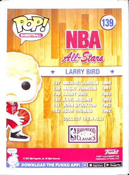Larry Bird Autographed NBA All Star Funko Pop! #139 (Beckett COA)
