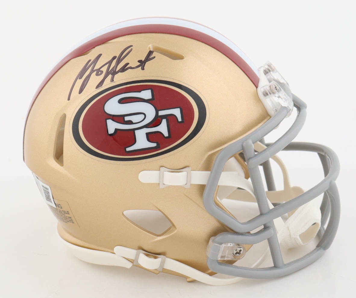 Garrison Hearst Autographed San Francisco 49ers Riddell Mini Helmet