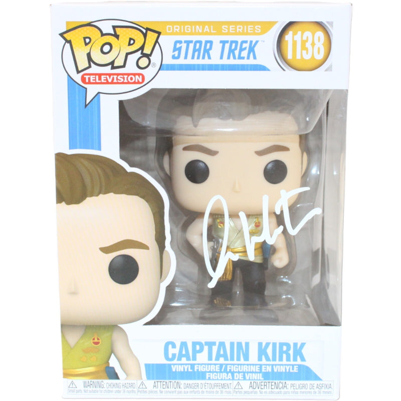 William Shatner Funko Pop! Star Trek Captain Kirk Signed Beckett