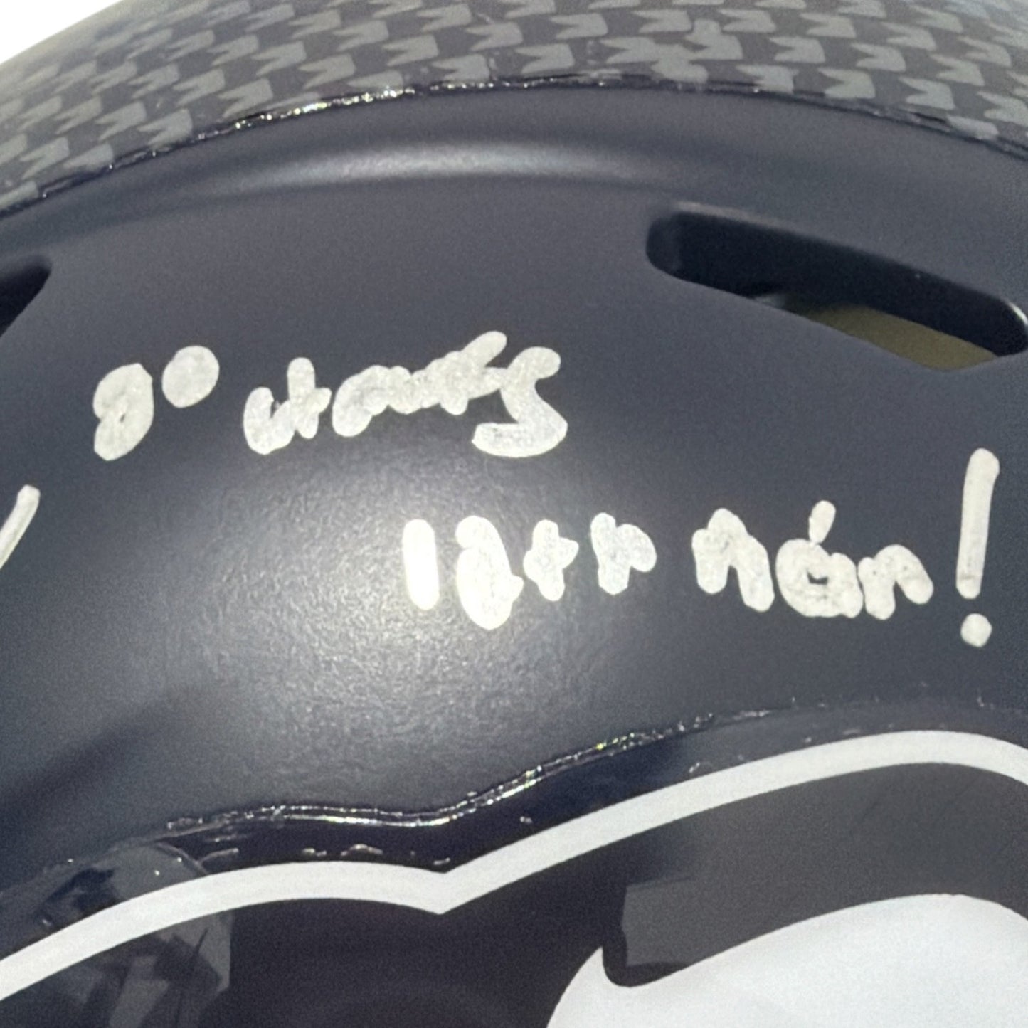 Nate Robinson Signed Seattle Seahawks Mini Helmet JSA Inscribed