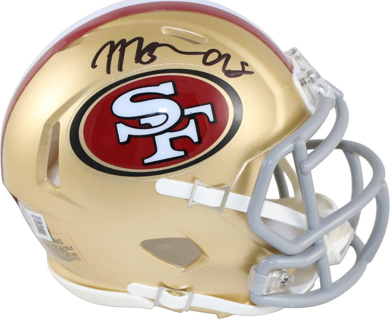 Mykel Williams San Francisco 49ers Autographed Mini Helmet (Beckett)