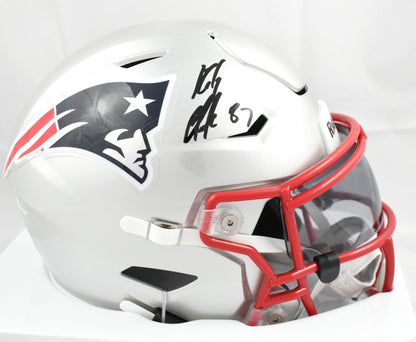 Rob Gronkowski Autographed New England Patriots Mid-Size SpeedFlex Helmet
