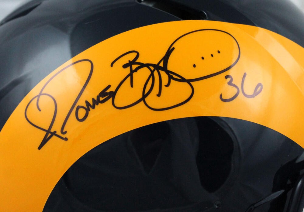 Jerome Bettis Signed Los Angeles Rams 1981-1999 Speed Authentic Helmet