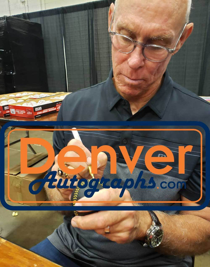 Alan Trammell Detroit Tigers Autographed Black Baseball