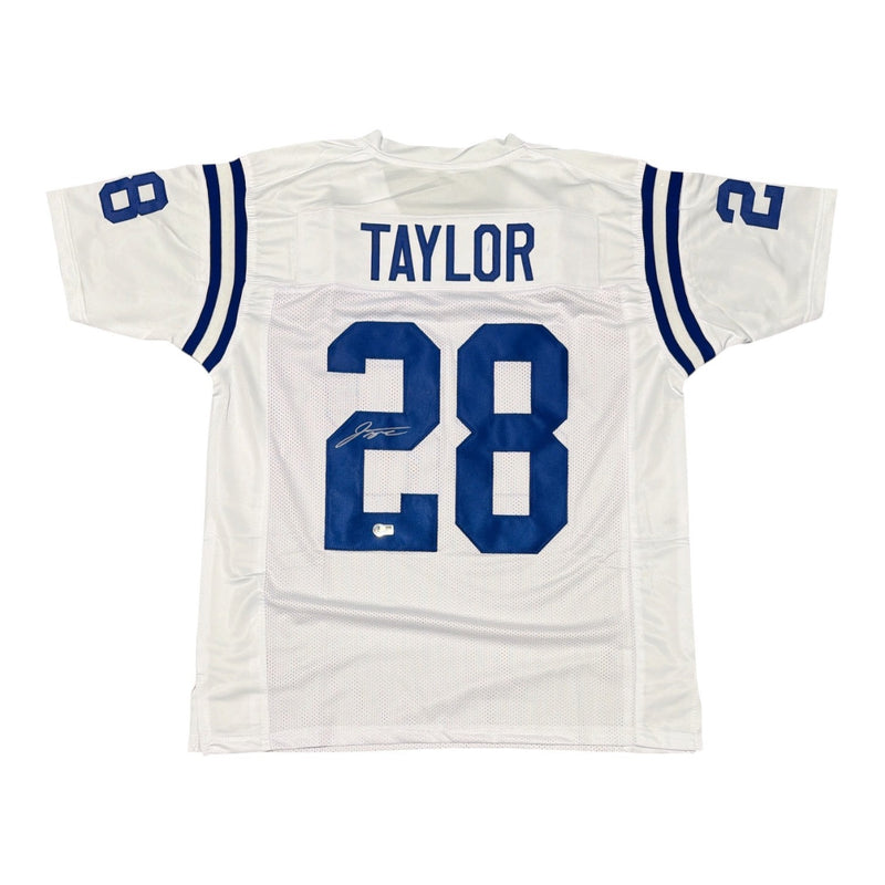 Jonathan Taylor Signed Indianapolis Colts Custom Jersey