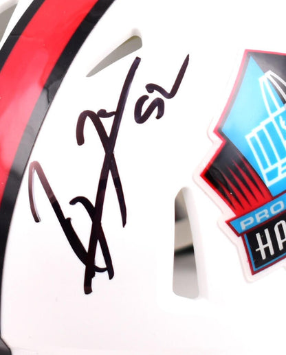 Ed Reed & Ray Lewis Signed Baltimore Ravens Hall of Fame Speed Mini Helmet