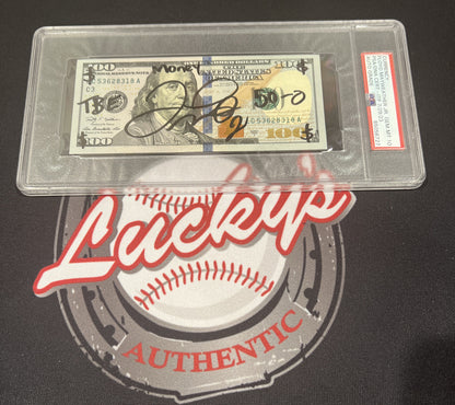Floyd Mayweather Jr. Signed $100 Bill PSA 10 Auto with 4 Inscriptions
