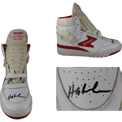 Hakeem Olajuwon Houston Rockets Autographed Etonic Shoe (Single)