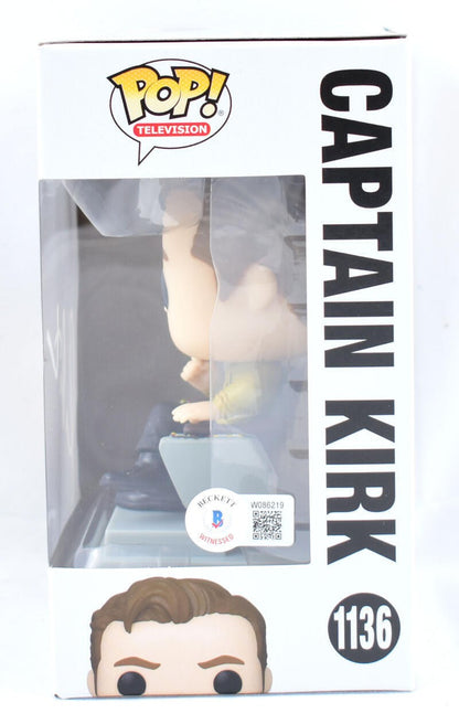 William Shatner Signed Star Trek Funko Pop Figurine #1136