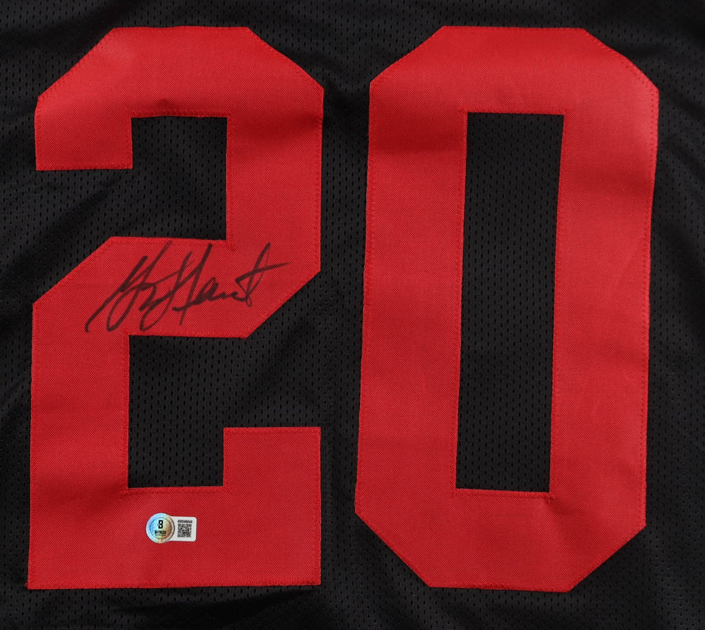 Garrison Hearst Signed San Francisco 49ers Black Custom Jersey