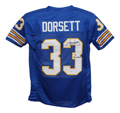Tony Dorsett Signed Pittsburgh Panthers College Style Jersey Heisman