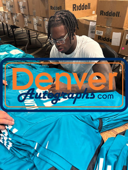 Travis Hunter Autographed Jacksonville Jaguars Nike Jersey