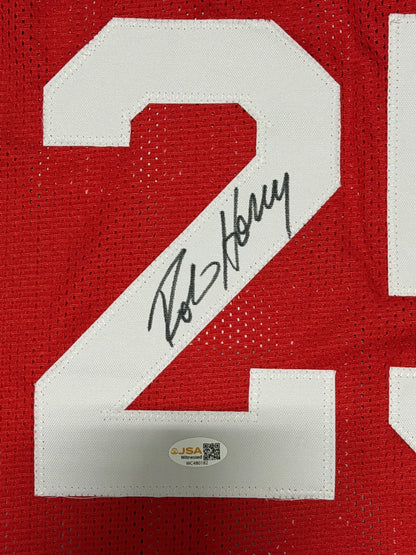 Robert Horry Signed Houston Rockets Custom Jersey (JSA)