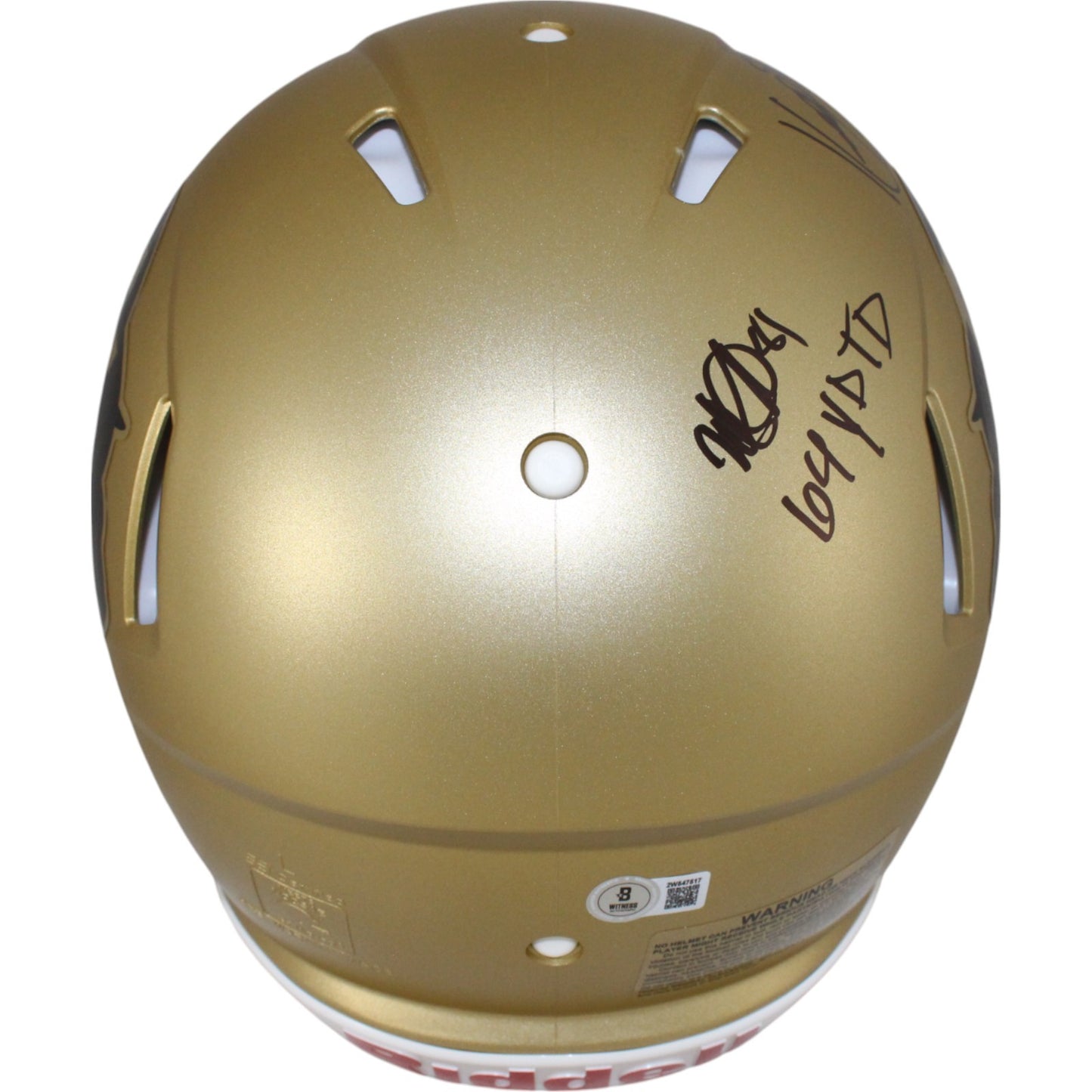 Kordell Stewart & Michael Westbrook Signed Colorado Buffaloes Full Size Helmet