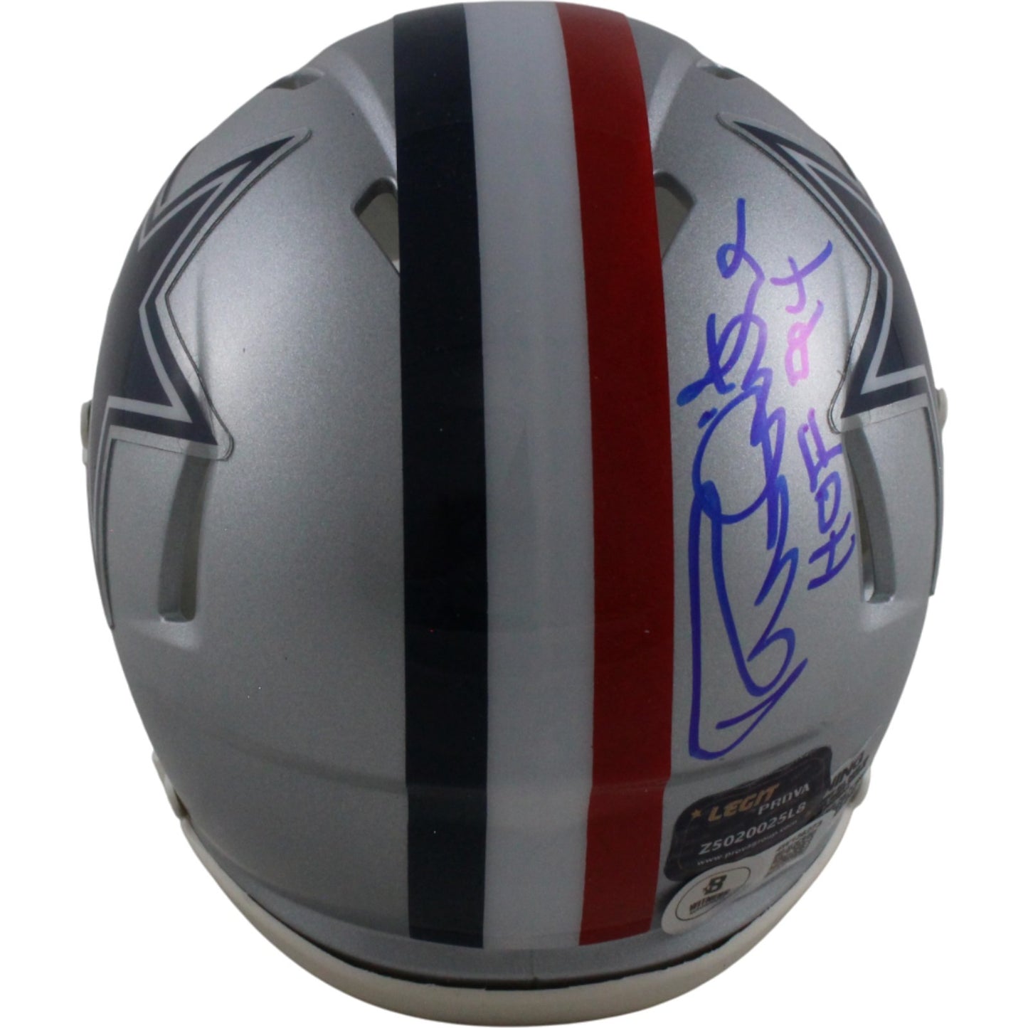 Randy White Dallas Cowboys Signed 1976 Throwback Mini Helmet (HOF)
