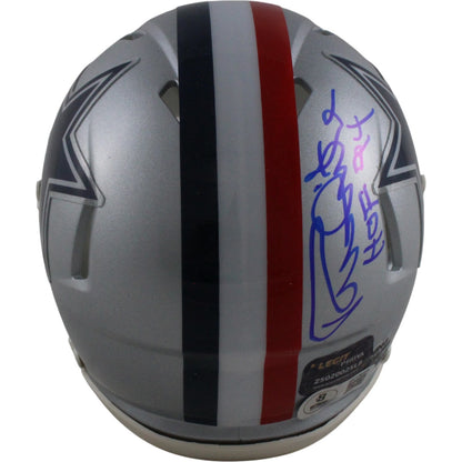 Randy White Dallas Cowboys Signed 1976 Throwback Mini Helmet (HOF)