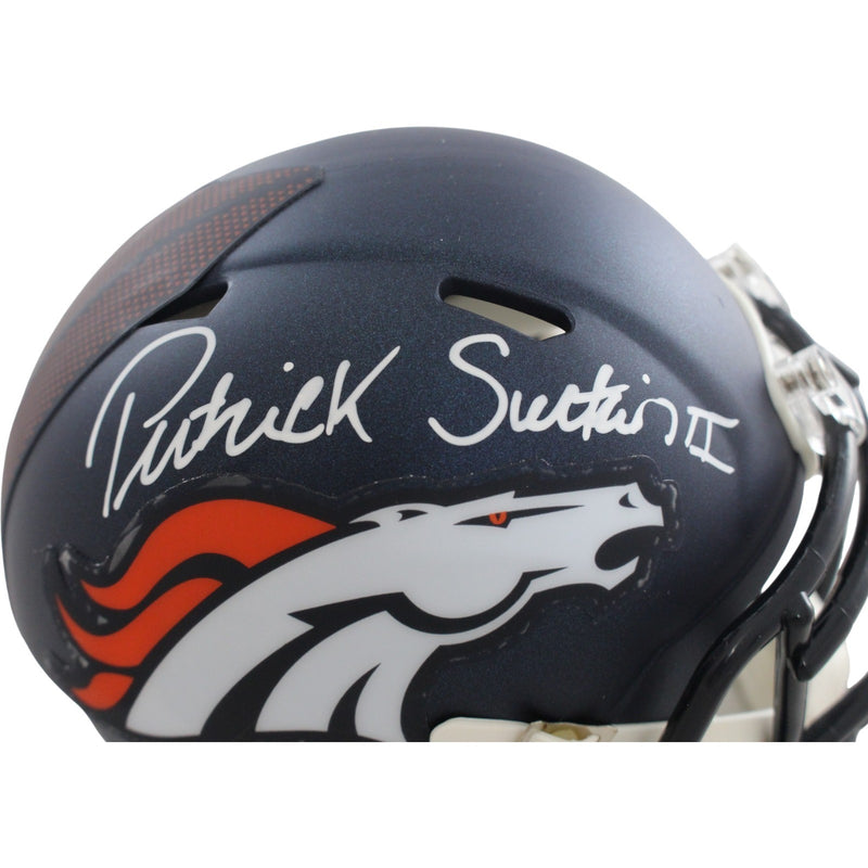 Patrick Surtain Signed Denver Broncos Mini Helmet