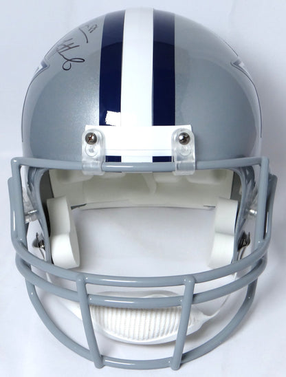 Troy Aikman, Emmitt Smith & Michael Irvin Signed Dallas Cowboys Full Size Helmet