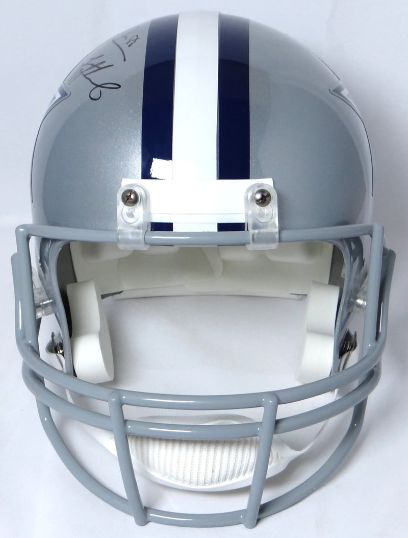 Troy Aikman, Emmitt Smith & Michael Irvin Signed Dallas Cowboys Full Size Helmet